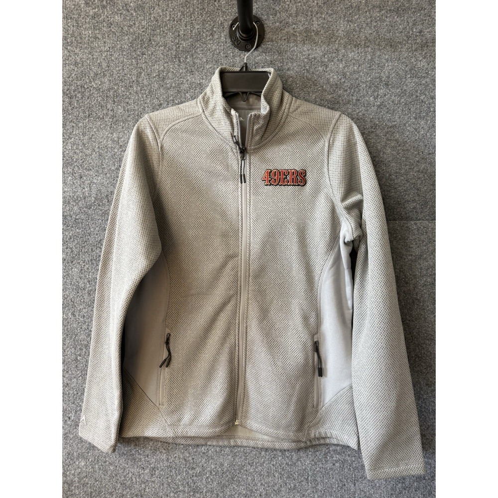 San Francisco 49Ers Full Zip Jacket‎ Womens NFL Medium Pockets. F49